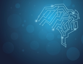 人工智能信息数据科技背景图片